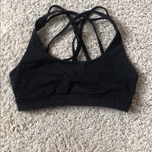 Black Lululemon Energy Bra Size 4